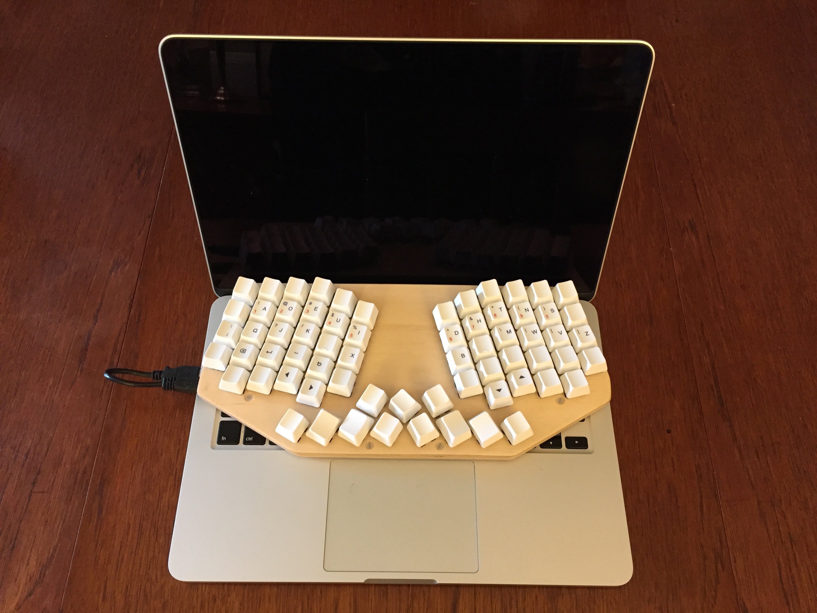 Ergo 67-key keyboard